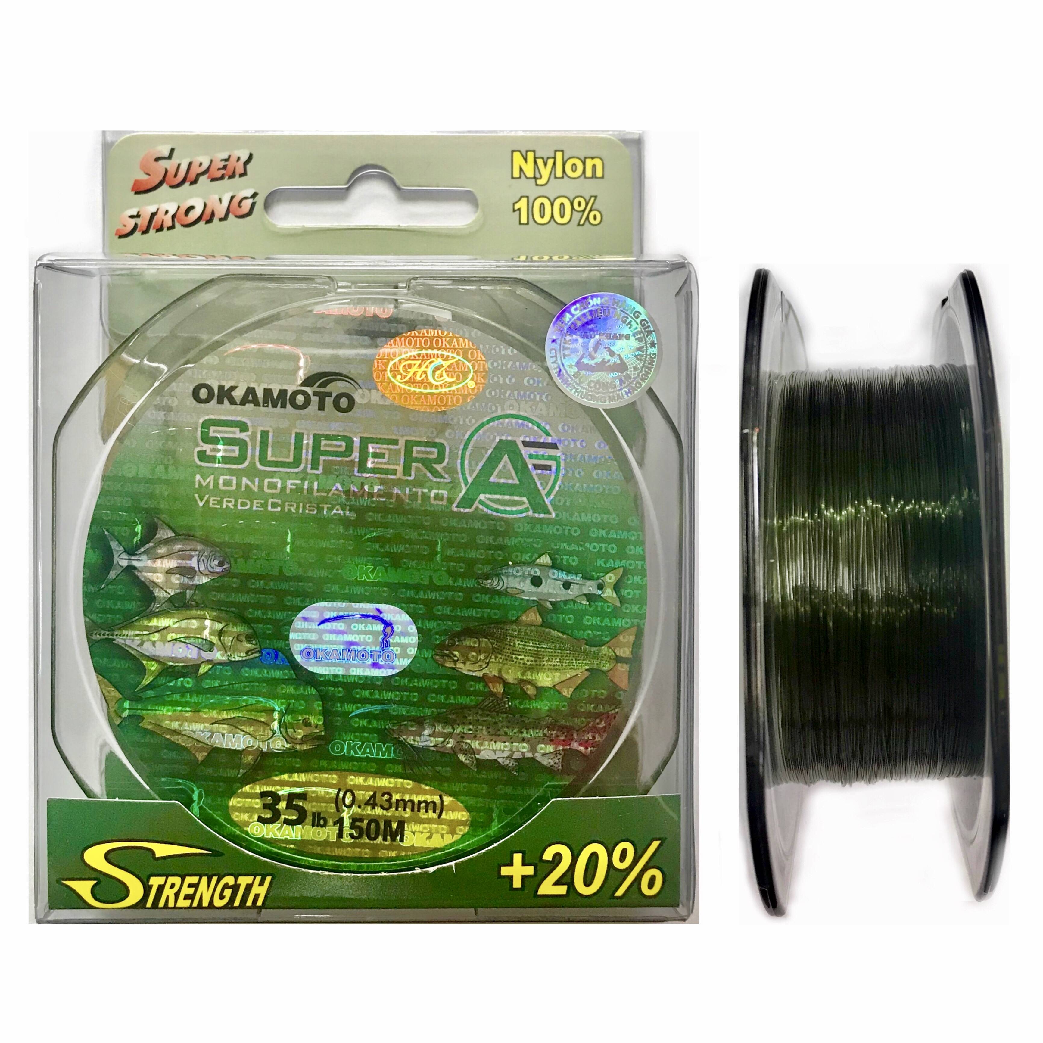 DÂY CƯỚC CÂU CÁ SUPER A (6 CON CÁ) 150M, 300M - SUPA